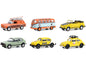 "Club Vee V-Dub" Set of 6 pieces Series 16 1/64 Diecast Model Cars by Greenlight