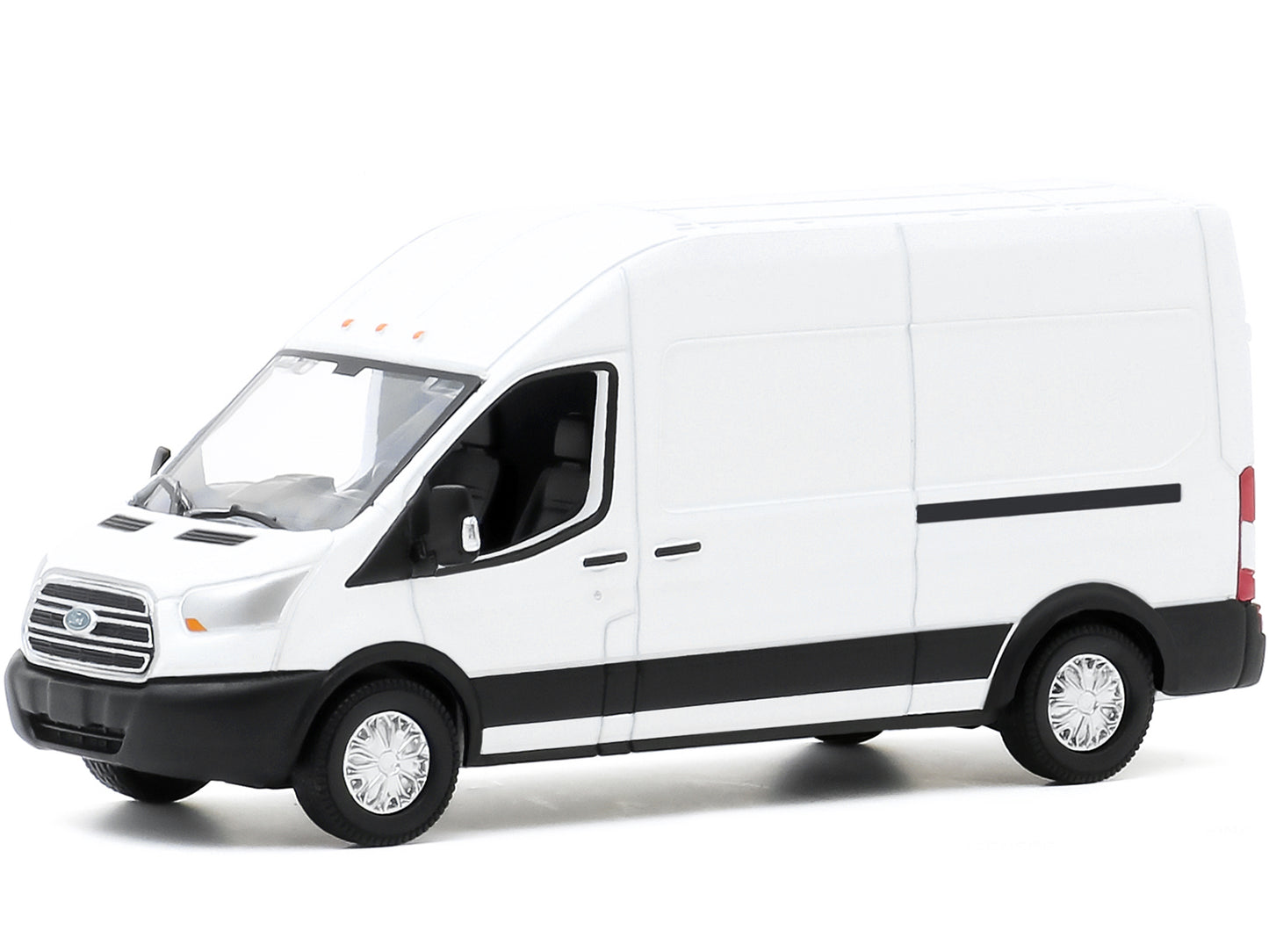 2015 Ford Transit High Roof Van Oxford White "Route Runners" Series 1 1/64 Diecast Model by Greenlight