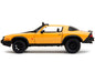 1977 Chevrolet Camaro Off-Road Version "Bumblebee" Yellow Metallic with Black Stripes and Transformers Logo Diecast Statue "Transformers: Rise of the Beasts" (2023) Movie "Hollywood Rides" Series 1/24 Diecast Model Car by Jada
