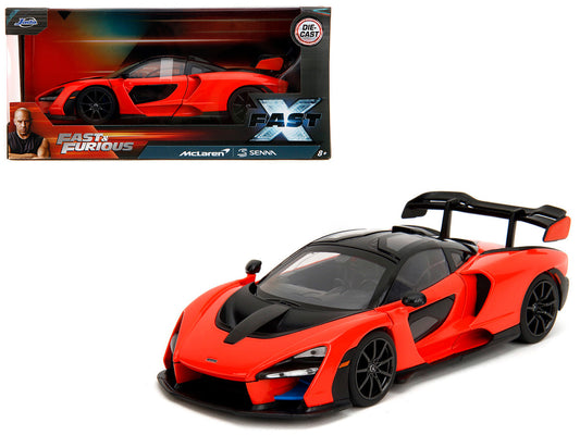 McLaren Senna Red and Black "Fast X" Movie 1/24 Diecast Model Car by Jada