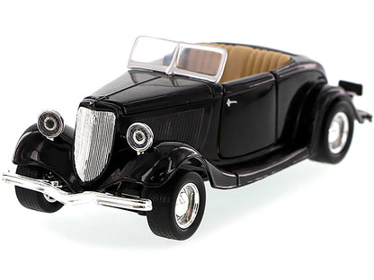 1934 Ford Coupe Convertible Black 1/24 Diecast Model Car by Motormax