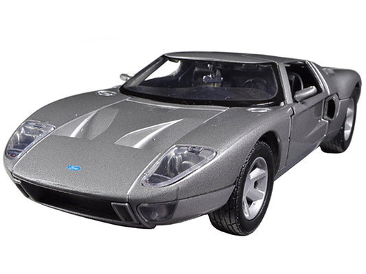 Ford GT Silver 1/24 Diecast Car Model by Motormax