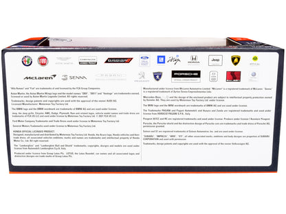2020 Chevrolet Corvette C8 Stingray Blue with Silver Racing Stripes "Timeless Legends" 1/24 Diecast Model Car by Motormax