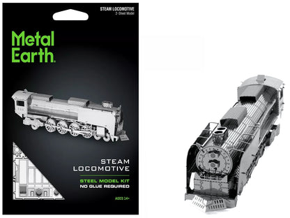 Model Kit Steam Locomotive #844 (Moderate Difficulty) Steel Model by Metal Earth