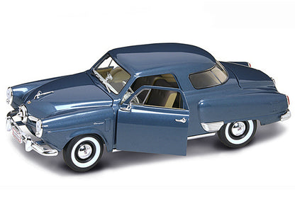 1950 Studebaker Champion Blue Metallic 1/18 Diecast Model Car by Road Signature