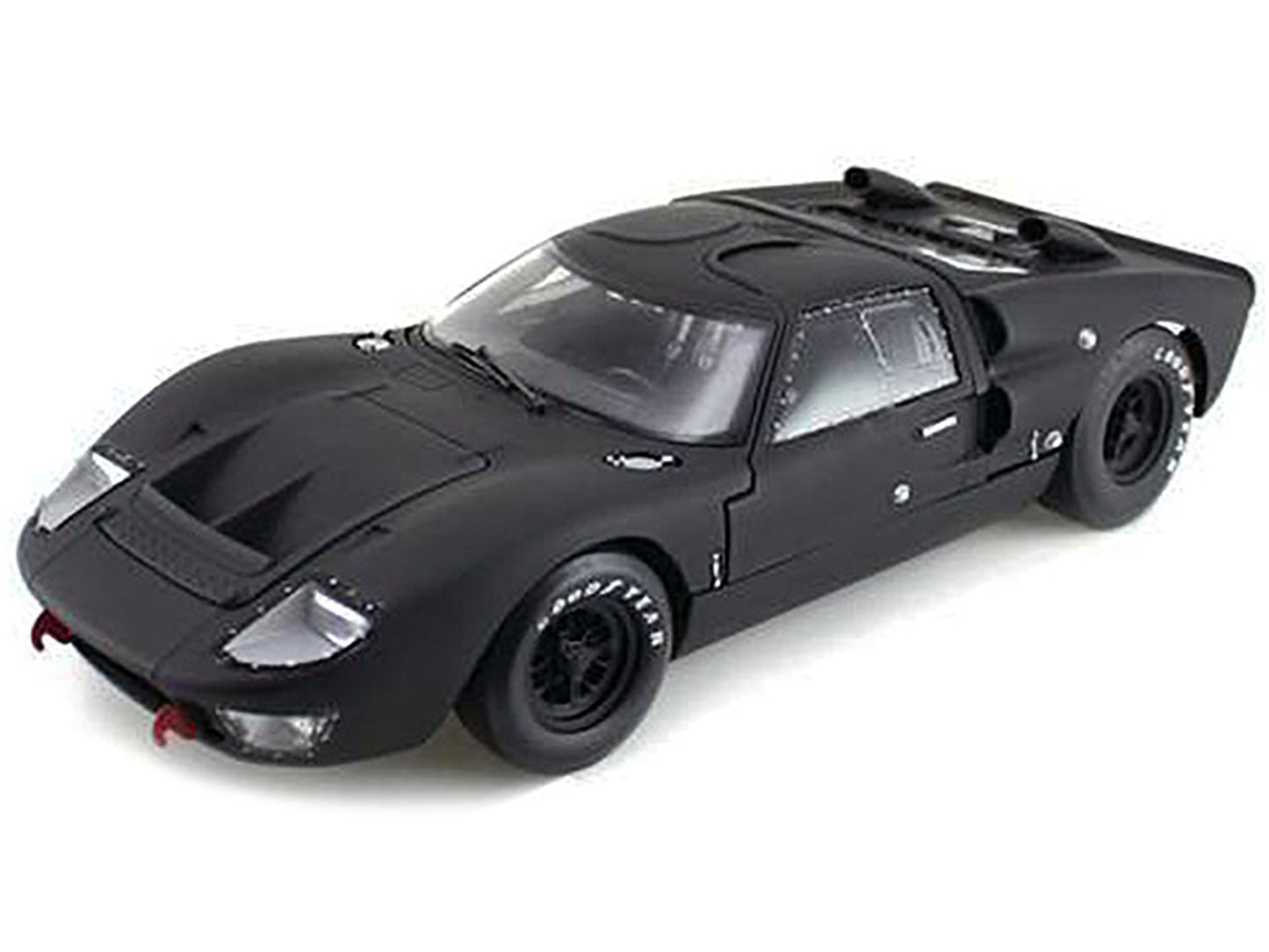 1966 Ford GT-40 GT40 MK 2 Matt Black 1/18 Diecast Car Model by Shelby Collectibles