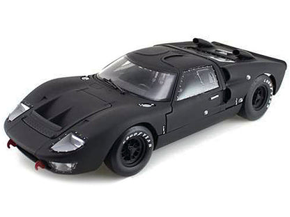 1966 Ford GT-40 GT40 MK 2 Matt Black 1/18 Diecast Car Model by Shelby Collectibles